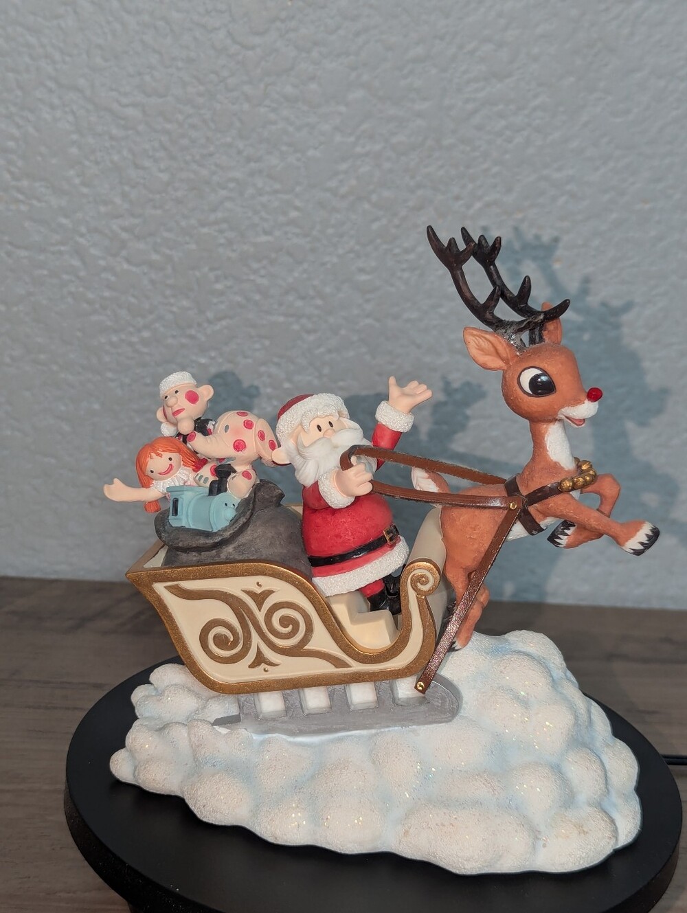 Vintage Enesco Rudolph & Misfit Toys Sleigh Figurine "Won't You Guide My Sleigh